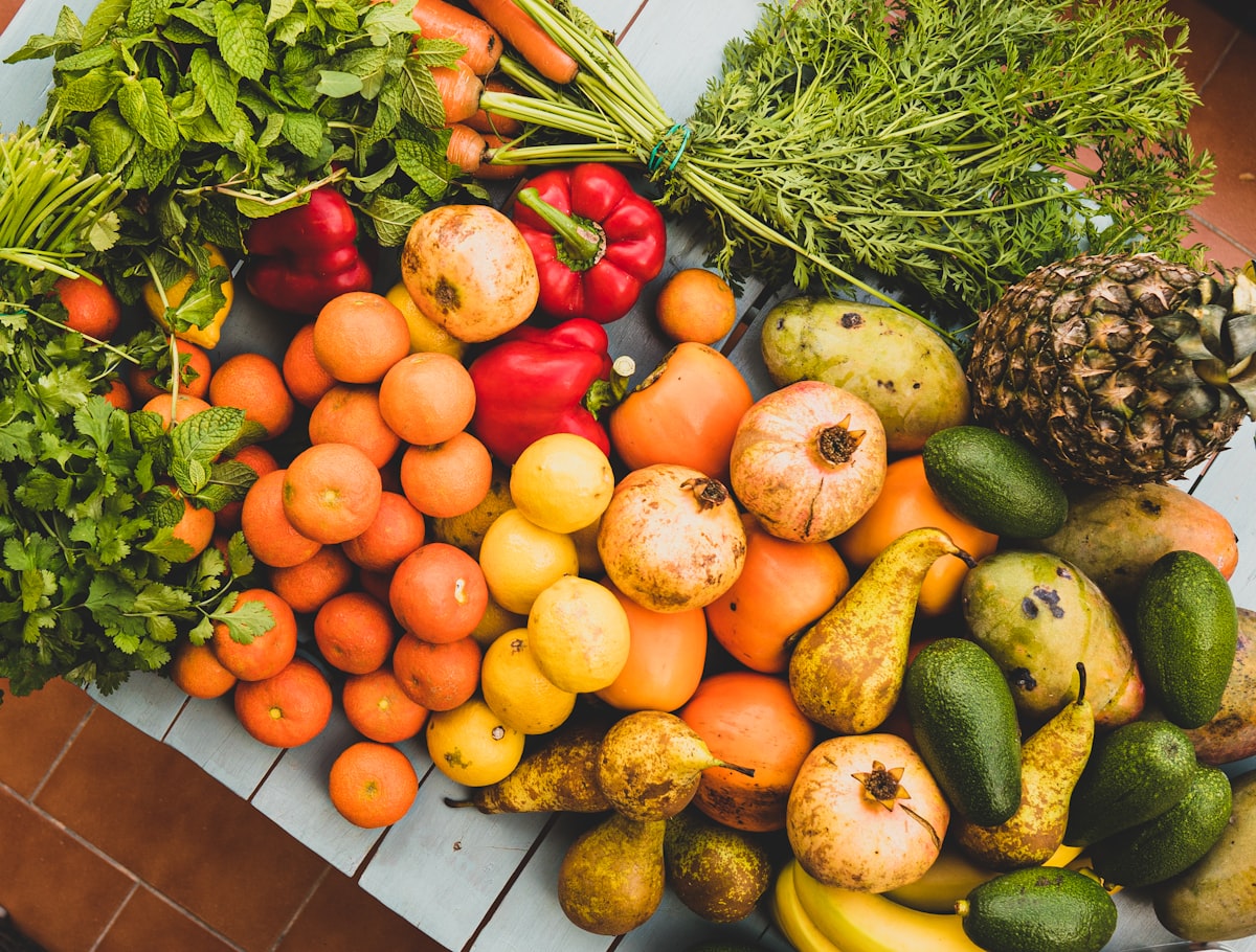 Fresh Family Box combining fruit and vegetables